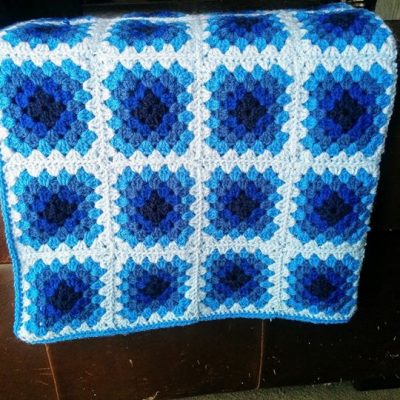 baby blue baby blanket