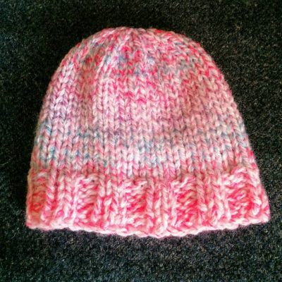 Multi Pink Baby Hat